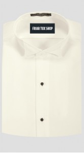 Ivory Wing Tip Collar Shirt