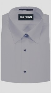 Grey Laydown Collar Shirt