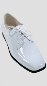White Radio City Tuxedo Shoe