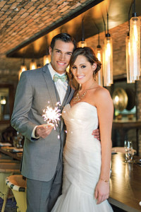 Grey Valencia suit slim fit, Black Kristoff slim fit, rancho Valencia resort & spa, couture events, sophisticated, glamour, San Diego wedding, romantic wedding, John Schnack Photography, exquisite weddings magazine, BHLDN, the white flower, here comes the bride, bliss bride, Nicole miller, grey valencia with essence of australia gown