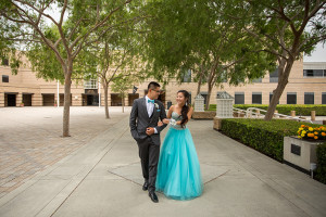 Turquoise Prom Couple
