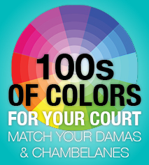 100s of tie colors for chambelans